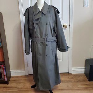 London Fog Water Repellent Belted Men's Trench Coat/Overcoat Size 40R
